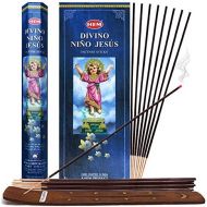 인센스스틱 TRUMIRI Divino Nino Jesus Incense Sticks And Incense Stick Holder Bundle Insence Insense Hem Incense Sticks