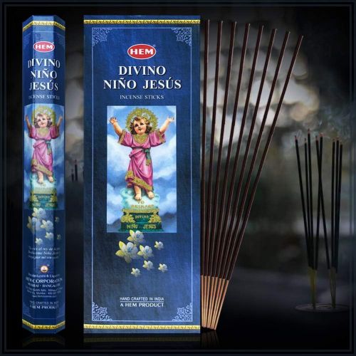  인센스스틱 TRUMIRI Divino Nino Jesus Incense Sticks And Incense Stick Holder Bundle Insence Insense Hem Incense Sticks