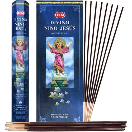  인센스스틱 TRUMIRI Divino Nino Jesus Incense Sticks And Incense Stick Holder Bundle Insence Insense Hem Incense Sticks