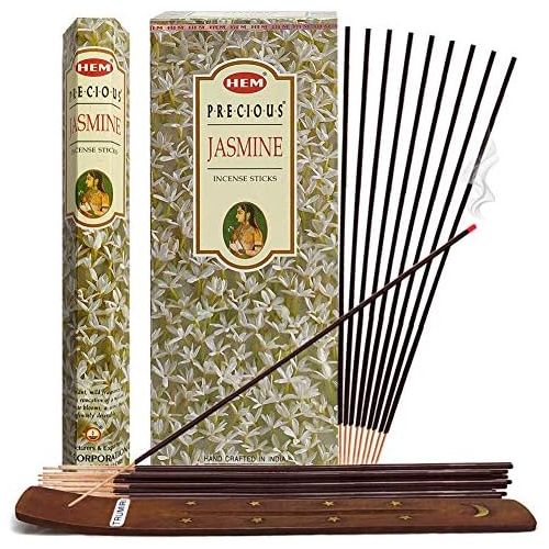  인센스스틱 TRUMIRI Precious Jasmine Incense Sticks And Incense Stick Holder Bundle Insence Insense Hem Incense Sticks