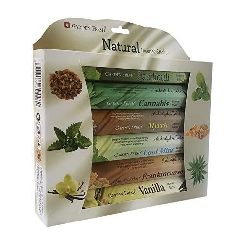  인센스스틱 TRUMIRI Natural Incense Sticks Variety Pack And Incense Stick Holder Bundle With 6 Exclusive Fragrances