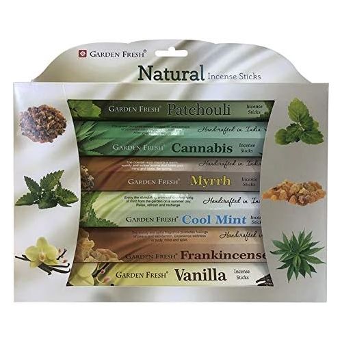  인센스스틱 TRUMIRI Natural Incense Sticks Variety Pack And Incense Stick Holder Bundle With 6 Exclusive Fragrances