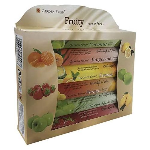  인센스스틱 TRUMIRI Fruity Incense Sticks Variety Pack And Incense Stick Holder Bundle With 6 Fruit Inspired Fragarances