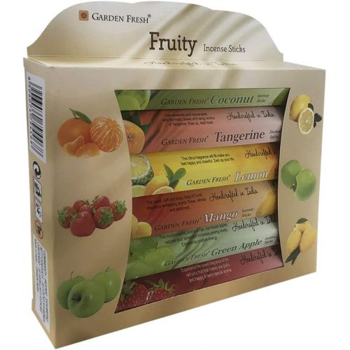  인센스스틱 TRUMIRI Fruity Incense Sticks Variety Pack And Incense Stick Holder Bundle With 6 Fruit Inspired Fragarances