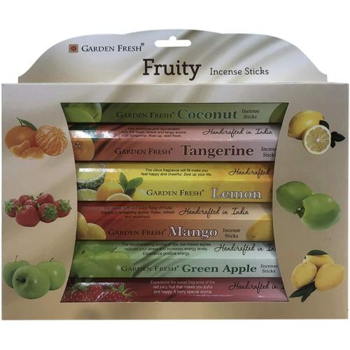  인센스스틱 TRUMIRI Fruity Incense Sticks Variety Pack And Incense Stick Holder Bundle With 6 Fruit Inspired Fragarances