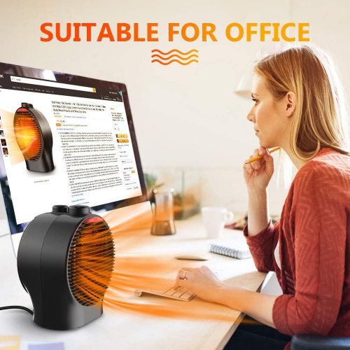  [아마존핫딜][아마존 핫딜] TRUSTECH Space Heater - 1500W Space Heaters for Indoor Use, Electric Heater with Thermostat, 3 Heat Modes, Fast Heating Electric Space Heater for office, Bedroom, Overheat & Tip-Over Protec