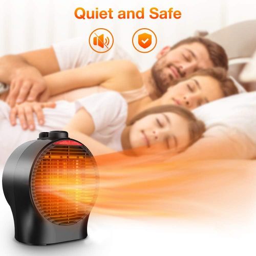  [아마존핫딜][아마존 핫딜] TRUSTECH Space Heater - 1500W Space Heaters for Indoor Use, Electric Heater with Thermostat, 3 Heat Modes, Fast Heating Electric Space Heater for office, Bedroom, Overheat & Tip-Over Protec