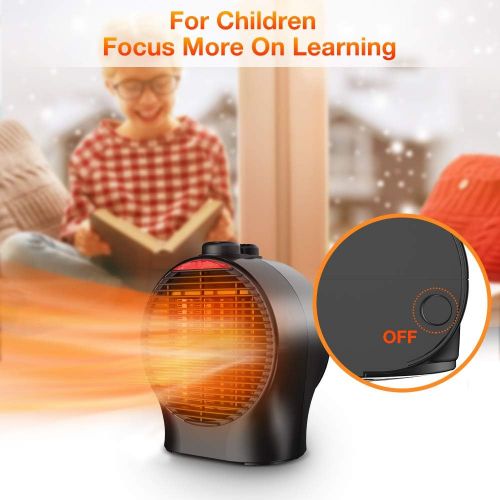  [아마존핫딜][아마존 핫딜] TRUSTECH Space Heater - 1500W Space Heaters for Indoor Use, Electric Heater with Thermostat, 3 Heat Modes, Fast Heating Electric Space Heater for office, Bedroom, Overheat & Tip-Over Protec