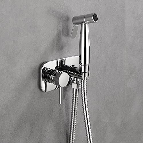  TRUSTMI trustmi Messing verdeckter Hot und kalten Bidet Spritze Wasserhahn Kit,matt schwarz