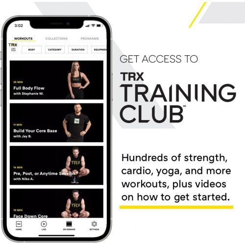  TRX GO Suspension Training: Bodyweight Fitness Resistance Training | Fitness for All Levels & All Goals for Total Body Workouts for Home & Travel | Lightweight & Portable | Workout