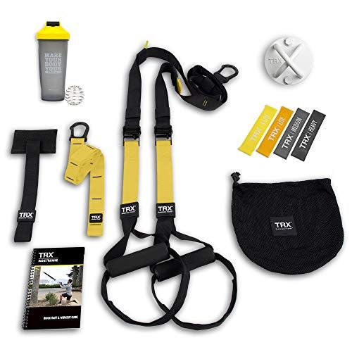  TRX All-in-One Suspension Trainer - Home-Gym System for the Seasoned Gym Enthusiast, Includes TRX Training Club Access