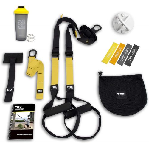  TRX All-in-One Suspension Trainer - Home-Gym System for the Seasoned Gym Enthusiast, Includes TRX Training Club Access