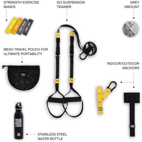  TRX Go Suspension Trainer and the Go Bundle - for the Travel Focused Professional or any Fitness Journey, TRX Training Club App