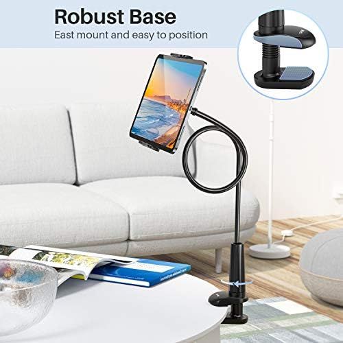  [아마존베스트]Tryone Gooseneck iPad Holder Stand for Tablet/Phone/Switch/Samsung Galaxy Tabs/Amazon Kindle Fire HD etc 30 Inch Total Length