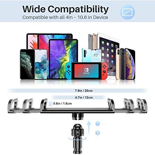  [아마존베스트]Tryone Gooseneck iPad Holder Stand for Tablet/Phone/Switch/Samsung Galaxy Tabs/Amazon Kindle Fire HD etc 30 Inch Total Length