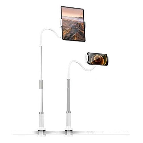  [아마존베스트]Tryone Gooseneck Tablet Holder, Tablet Holder, Adjustable Arm Tablet Stand for iPad Air, iPad Pro, Mini, iPhone, E-Reader and Other 4 to 11 Inch Devices