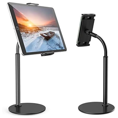  [아마존베스트]Tryone Tablet stand, adjustable tablet holder, tablet mobile phone holder, stand on table for iPad 10.5, 9.7, air mini 2 3 4, e-reader, switch and other devices from 4 to 11 inches