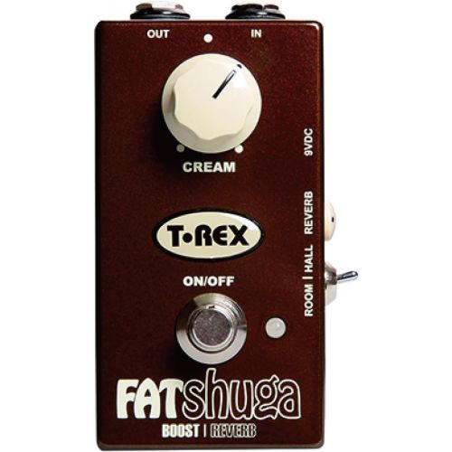  T-Rex Engineering FAT-SHUGA Reverb Guitar Effects Pedal with Overdrive/Boost Functionality (10178)