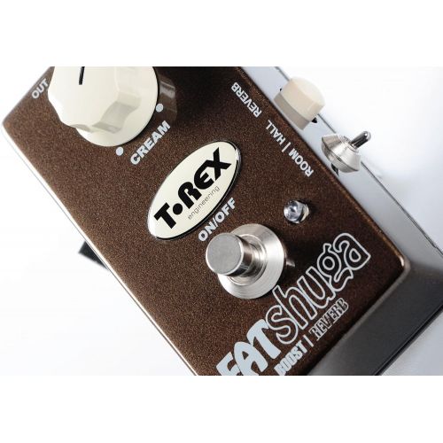  T-Rex Engineering FAT-SHUGA Reverb Guitar Effects Pedal with Overdrive/Boost Functionality (10178)
