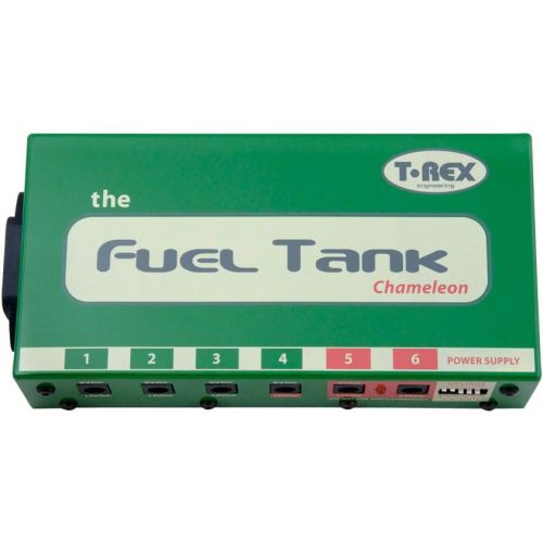  T-Rex FUELTANK-JUNIOR Electric Guitar Electronics T-Rex Engineering FUELTANK-JUNIOR Guitar Effects Pedal Power Supply with (5) 9V Outputs and a Built-In Voltage Selector for Worldwide Use (10331)