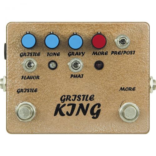 T-Rex Engineering},description:The T-Rex Engineering Gristle King Effects Pedal was developed especially for Greg Koch. The Gristle King offers you a wide variety of boost and over