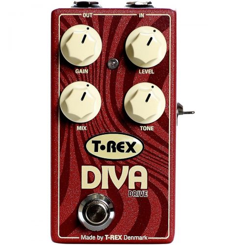  T-Rex Engineering},description:DIVA was built to enhance your sound-not replace it. No matter how much gain you add, no matter how you choose to beef up your low end, DIVA will res