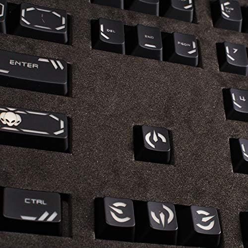  TS Keycap 104 Keys ET Alien Backlit Keycap for Corsair K65 K70 RGB LUX K95 Platinum Strafe Razer Punisher Black Widow Mechanical Keyboard