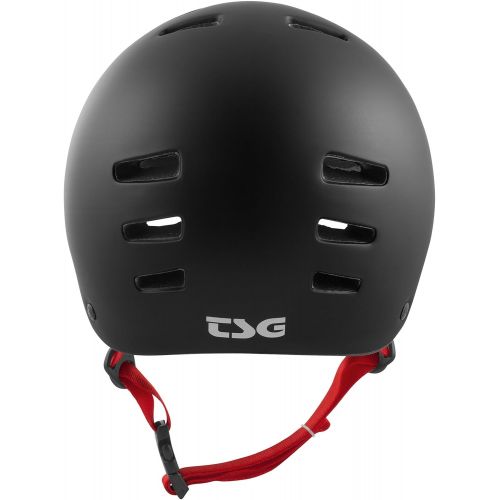  TSG Superlight Bike & Skate Helmet in Satin Black w/Snug Fit for Cycling, Skateboarding, Rollerblading, Roller Derby, E-Boarding, E-Skating, Longboarding, Vert, Park, Urban EPS, Sw