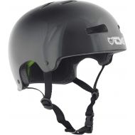 TSG Evolution Skate & Bike Helmet in Injected Black w/Snug Fit & Triple Cert. for Skateboarding, Cycling, MTB, Park Skating, Roller Derby, and Scooter