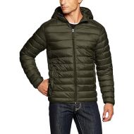 TSLA Men's Lightweight Packable Accent Puffer Jacket, Water-Resistant Winter Jackets