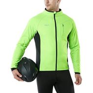 TSLA Mens Winter Cycling Jackets, Cold Weather Workout Running Jacket, Warm Thermal Softshell Bike Windbreaker