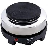 [아마존베스트]TSOICONN Mini Electric Burner Portable Hot Plate Multifunction 500W Home Coffee Tea Water Heater Electric Cooking Plate (110V, US Plug)
