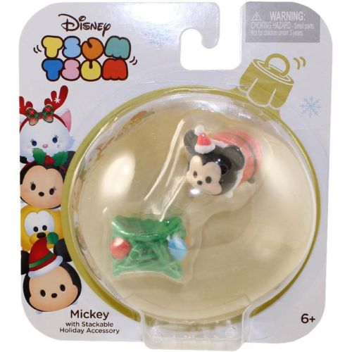  Disney Tsum Tsum Holiday Series Mickey 1 Minifigure Pack (Jakks Pacific)