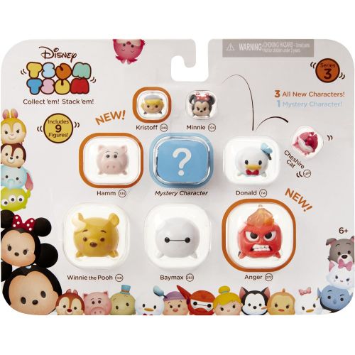  Disney Tsum Tsum 9 Pack Figures Series 3 Style #1