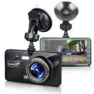 Dash Camera for Cars,TSV 4 Dash Cam FHD 1080P Car Vehicle Dashboard DVR Camera Video Recorder with Micro SD Card Slot ,Black