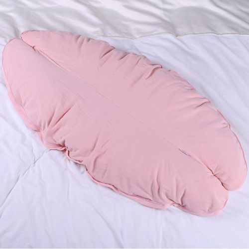  TT TABTOP SMARTER TabTop Breastfeeding Pillow with Buckel to Waist, Nursing Pillow and Kids Sleeping Mattress Two in One Pink Color Feeding Pillow