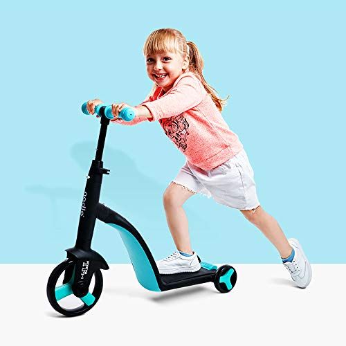  TTCHIC Three-in-one Baby Walker Balance Bike for Children 2-6 Ages Childrens Scooter with Three Modes