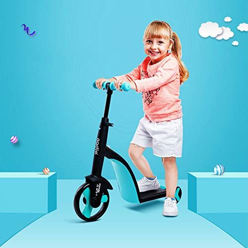  TTCHIC Three-in-one Baby Walker Balance Bike for Children 2-6 Ages Childrens Scooter with Three Modes