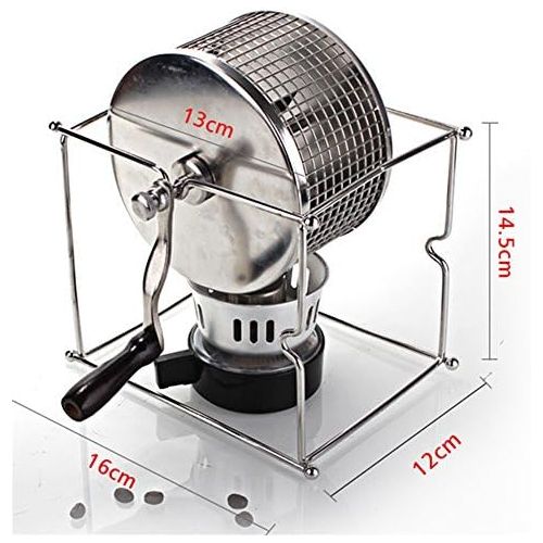  TTLIFE Coffee Roaster 304 Hand Edelstahl Hand Kaffeeroester Mit Brenner 300G Kaffeebohne Kapazitat