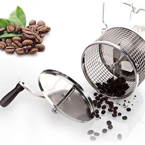  TTLIFE Coffee Roaster 304 Hand Edelstahl Hand Kaffeeroester Mit Brenner 300G Kaffeebohne Kapazitat