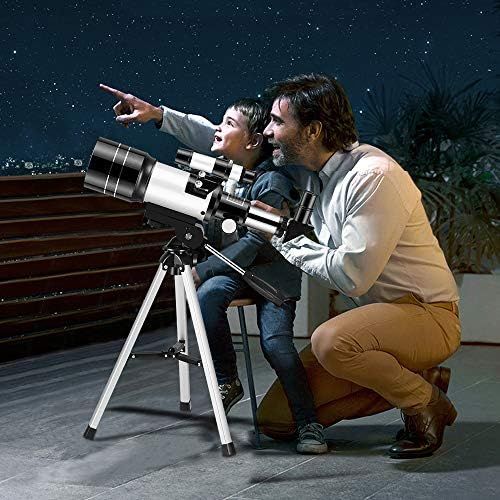  [아마존베스트]TTLIFE Telescopic Luxury Package for Children Observation Beginners 150 x 70 mm HD Portable Telescope Telescope for Astronomy Adults Moon City Landscape Wildlife with Adjustable Tr