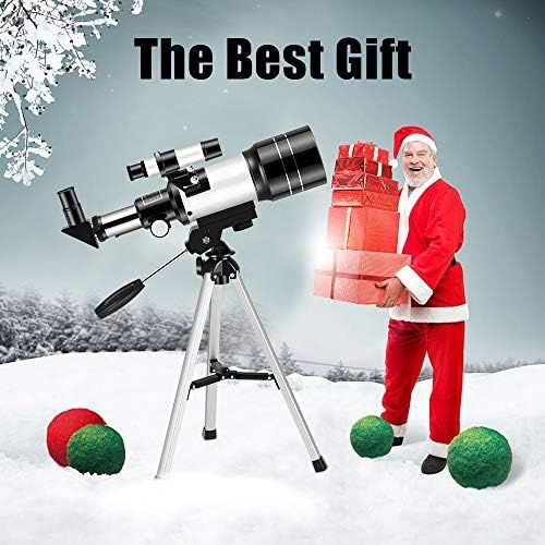  [아마존베스트]TTLIFE Telescopic Luxury Package for Children Observation Beginners 150 x 70 mm HD Portable Telescope Telescope for Astronomy Adults Moon City Landscape Wildlife with Adjustable Tr