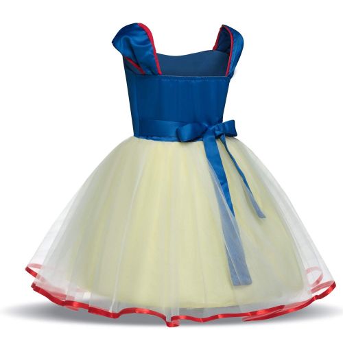  TTMOW Girls Princess Snow White Costume Fancy Dress up Halloween Party