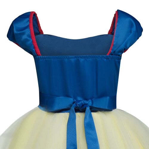  TTMOW Girls Princess Snow White Costume Fancy Dress up Halloween Party