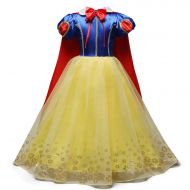 TTYAOVO Princess Belle/Aurora/Cinderella Costume Girls Halloween Christmas Carnival Dress Up