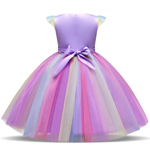  TTYAOVO Baby Girls Unicorn Costume Halloween Birthday Party Princess Dress