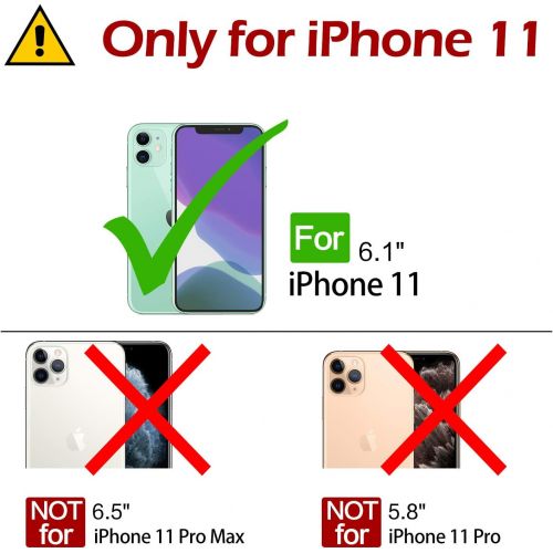  [아마존베스트]TUCCH iPhone 11 Case, iPhone 11 Wallet Case with [RFID Blocking] Card Slots Stand Magnetic Closure, Protective PU Leather [Shockproof TPU] Flip Cover Compatible with iPhone 11 (201
