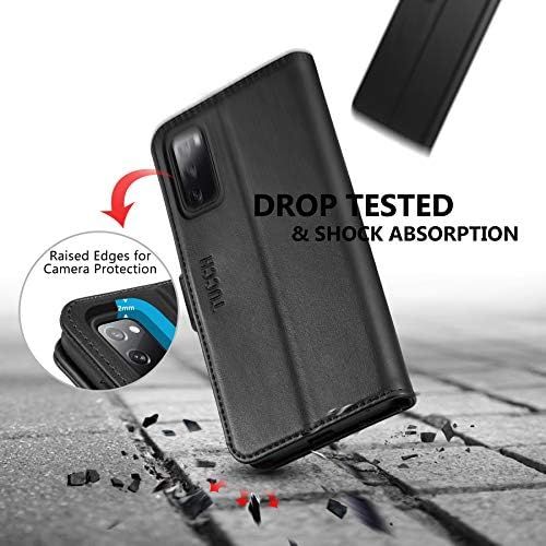  [아마존베스트]TUCCH Galaxy S20 FE Wallet Case with [TPU Shockproof Interior Case] Folio Kickstand [RFID Blocking] Card Slot, Magnetic PU Leather Protect Folio Cover Compatible with Galaxy S20 FE