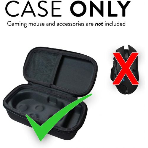 TUDIA EVA Case Compatible with Razer DeathAdder Elite Gaming Mouse, Hard Travel Shockproof Storage Case for Gaming Mouse