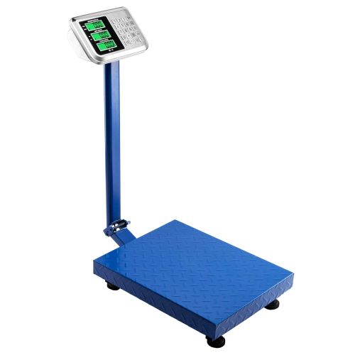  [아마존베스트]TUFFIOM 660lbs Weight Electronic Platform Scale,Digital Floor Heavy Duty Folding Scales,Stainless Steel High-Definition LCD Display,Perfect for Luggage Shipping Mailing Package Pri